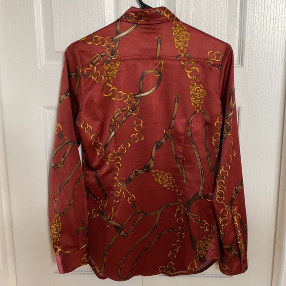 Le Chateau equestrian chic blouse - Picture 2 of 6